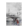 Trademark Fine Art -Marietta Cohen Art And Design 'Eiffel Tower Illustration 1' Canvas Art - 2 of 3
