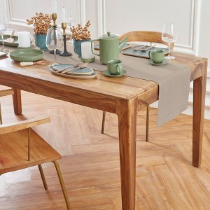 Solino Home Linen Medium Weight Hemstitch Table Runner - 1 of 4