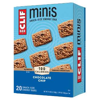 CLIF Bar Chocolate Chip Energy Bar Minis - 20ct