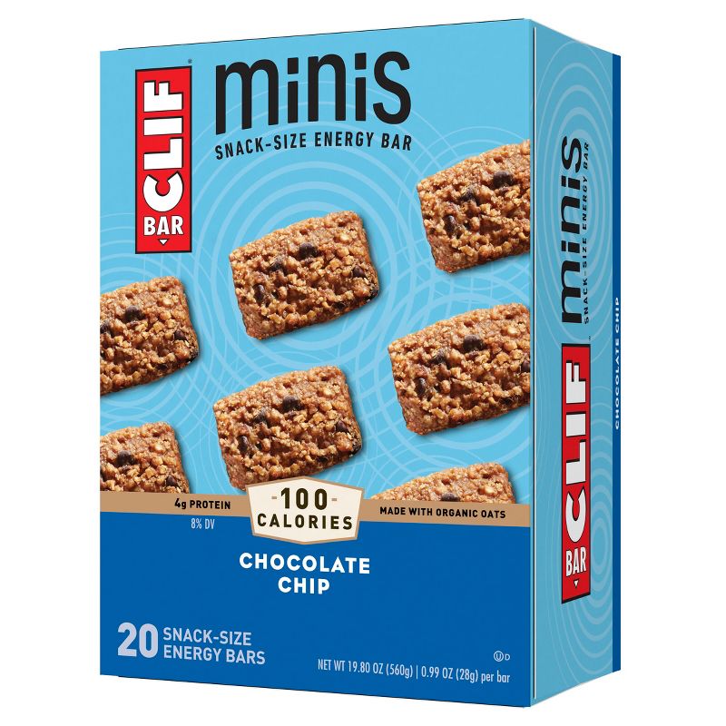 CLIF Bar Chocolate Chip Energy Bar Minis - 20ct, 1 of 10