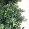 Set of 2 Artificial Cedar Topiary Trees 150cm – UV-Resistant Faux Bushes for Front Door, Maintenance-Free Potted Plants - 2 of 4