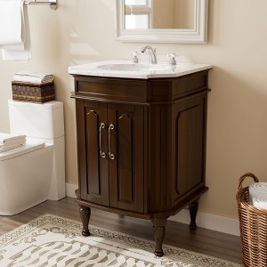 Hyleory Bathroom Storage Cabinet,Bathroom Cabinets Freestanding with 2 Doors for Bathroom Floor Cabinet,Restroom Cabinet, Storage Cabinet - 1 of 4