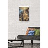 Trends International Justice League vs. Godzilla vs. Kong - Street Battle Framed Wall Poster Prints - 2 of 4