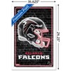 Trends International NFL Atlanta Falcons - Neon Helmet 23 Framed Wall Poster Prints - 3 of 4