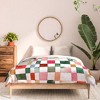 Ninola Design Watercolor checker Yuletide Comforter + Pillow Sham(s) - Deny Designs - 3 of 3