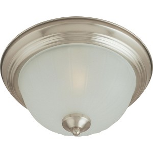Maxim Lighting Essentials - 583x 1 - Light Flush Mount in  Satin Nickel - 1 of 1