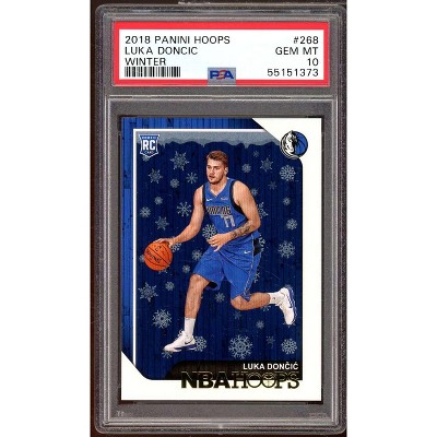 Luka Doncic Rookie Card 2018-19 Panini Hoops Winter #268 PSA 10