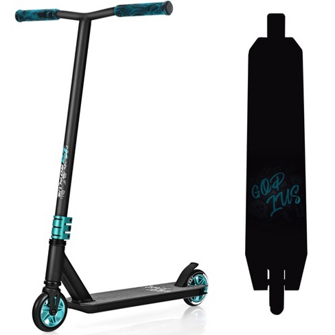 Til sandheden øst Tage med Costway High End Pro Stunt Scooter W/luminous Aluminum Deck 10mm Wheel  Freestyle Tricks : Target