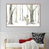 Amanti Art Christmas Forest landscape by Tara Reed Canvas Wall Art Print Framed - 4 of 4