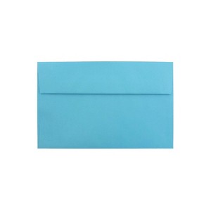 JAM Paper A10 Colored Invitation Envelopes 6 x 9.5 Blue Recycled Bulk 250/Box (95443H) - 1 of 2