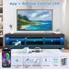 Hommpa 57" LED TV Stand for TVs Up to 65" with Storage Media Console Entertainment Center - 3 of 4