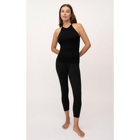 90 Degree By Reflex Womens Ribbed Seamless Calista Tank With Built-in ...