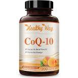 Healthy Way CoQ-10 Antioxidant & Supplement, 200 Capsules, 200mg
