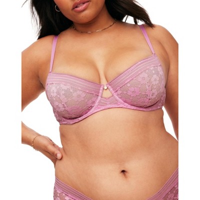 Curvy Couture Women's Cotton Luxe Unlined Wireless Bra Purple Velvet 40g :  Target