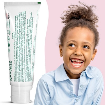 SprinJene Kids Tarter Control Fluoride Toothpaste - Bubblegum - 3.5oz/2ct: Gel, Paraben-Free, Vegan
