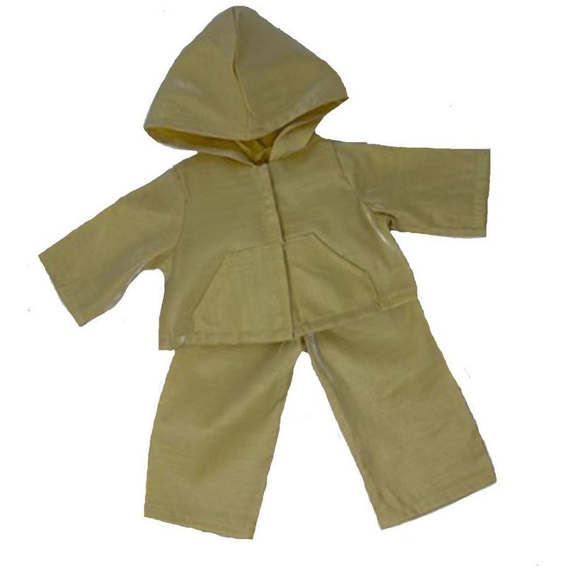 Doll Clothes Superstore Yellow Rain Suit Fits 18 Inch Girl Dolls Like American Girl Dolls, 1 of 4