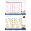 Academic Year Recycled Desk Pad Calendar, Illustrated Seasons Artwork, 22 x 17, Black Binding, 12-Month (July-June):2025-2026 - 2 of 4