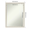 Amanti Art Bethany Half-Inch-Bevel Wood Framed Bathroom Vanity Wall Mirror - 3 of 4
