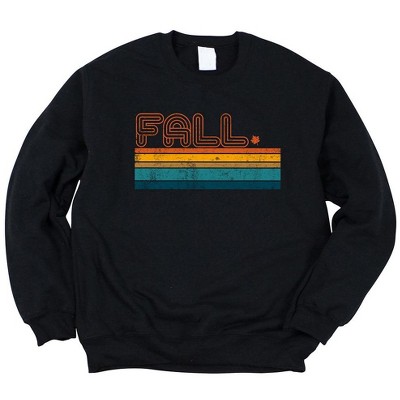 Simply Sage Market Women's Graphic Sweatshirt Retro Fall Stripes