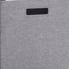 FONTOI 13"&11" Draped Foldable Storage Bin with Cutout Handles, Collapsible Storage Bin Set of 2, Gray, 13"*13"*13" - 4 of 4