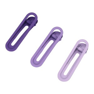 Unique Bargains Women's Classic Fashion Hair Clips 2.36"x0.67"x0.47" 3 Pcs - 1 of 3