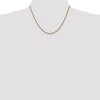 Black Bow Jewelry 1.1mm 14k Yellow Gold Spiga Pendant Chain Necklace - 2 of 4