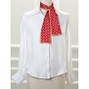 INSPIRE CHIC Women's Lovely Polka Dot Pattern Hair Band Neck Wraps 38.5x3.5 inches(LxW) - 2 of 4