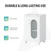 TOBILI 20" Bathroom Vanity with Sink,Bathroom Vanity Cabinet with Two-tier Shelf,Adjustable Shelf,Solid Wood and MDF,White - 4 of 4