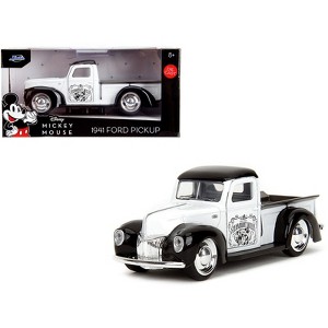 1941 Ford Pickup Truck "Mickey Mouse - Steamboat Willie" White and Black "Hollywood Rides" Series 1/32 Diecast Model Car by Jada - 1 of 4