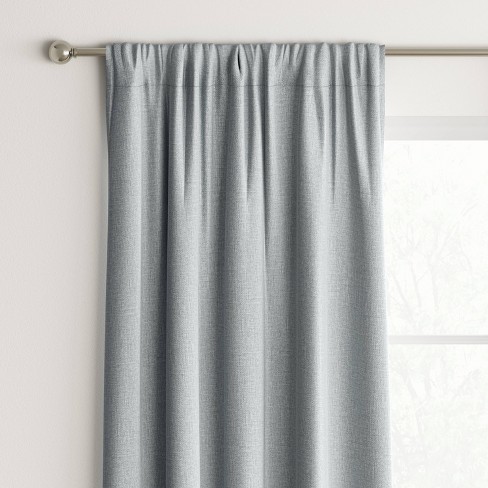 1pc Room Darkening Heathered Thermal Window Curtain Panel - Room Essentials™ - image 1 of 4