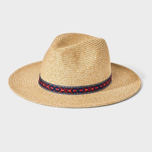 Flat cheap panama hat