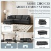 YOOCOZZ Chenille Upholstered Sectional Sofa with Movable Ottoman and 2 Pillows - 3 of 4