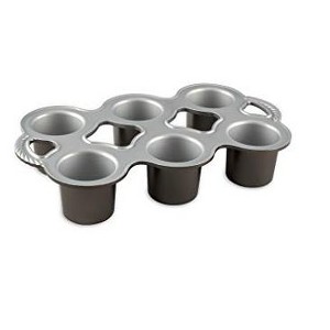 Nordic Ware Grand Popover, 6 Cavaties, Graphite - 1 of 4