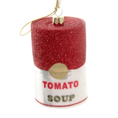 Holiday Ornaments 3.25" Tomato Soup Christmas Hot Or Cold  -  Tree Ornaments