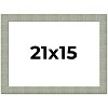 PosterPalooza | Sculpted Blue Picture Frame - UV Acrylic, Backing Board, Hanging Hardware Included - 2 of 4