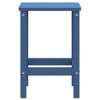 vidaXL Patio Adirondack Table, Aqua Blue 15"x15"x18.1" HDPE - 4 of 4