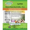 Larissa Veronica Lychee Medium Roast Decaf Coffee (Gourmet, Naturally Flavored, Whole Coffee Beans) (16 oz, ZIN: 553994) - 2 of 4