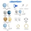 COZONY Blue Balloon Arch Garland Kit, Ocean Macaron Latex Confetti Balloons for Baby Shower Wedding Party Decor - 2 of 4