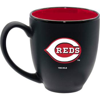 MLB Cincinnati Reds 15oz Inner Color Black Coffee Mug