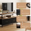 Dresser Tv Stand 50 Inch Entertainment Center with Storage Tv Stand for Bedroom Small Tv Stand - 4 of 4