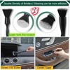 Aoibox Car Detailing Brushes Duster Cleaning Kit with Soft Hair for Dashboard, Air Vents, Crevices, and Interior Accessories,Ideal for Car, Truck,etc. - 3 of 4