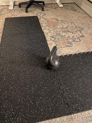 Philosophy Gym Pack Of 6 Exercise Flooring Mats - 24 X 24 Inch Foam Rubber  Interlocking Puzzle Floor Tiles - Gray : Target