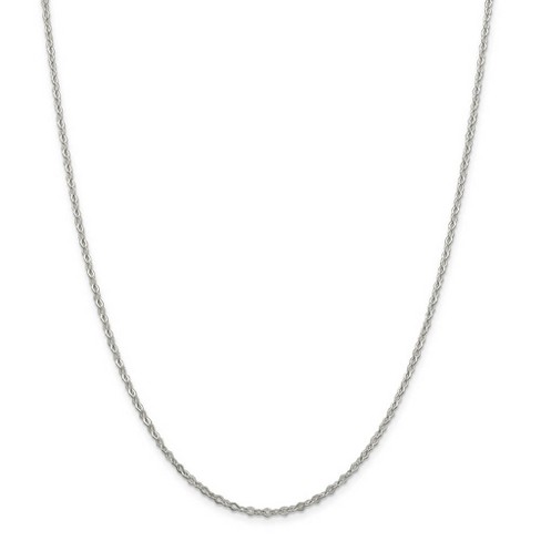 Black Bow Jewelry 2.25mm Sterling Silver, Fancy Pendant Chain Necklace, 24 Inch - image 1 of 4