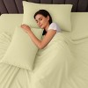 6 Piece Bed Sheet Set Ultra Soft Brushed Microfiber Solid Sheets with Pillow Cases - Lux Decor Collection - 4 of 4