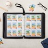 Infinite Curiosity 9 Pocket Trading Card Binder with Removable Sleeves, Holds up to 360 Cards, 10.8x13.5x1.7 in, Black & Gold Faux Leather - 3 of 4