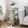 Farmhouse End Table 3 Tier 12"D x 23.6"W x 23.6"H - 2 of 4