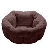 FurHaven Luxury Faux Fur Warming Hi-Lo Cuddler Bed - 2 of 3