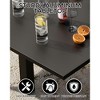 31.5"-63" Extendable Patio Dining Table - Outdoor Alloy SteelTable for 4-6 People, Deep Gray All-Weather Design for Backyard/Deck/Garden - 4 of 4