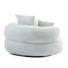 Maliang Lazy Sofa, Back Bean Bag Chair Couch With Three Pillows, Single Gaming Sofa Chair For Living Room, Bedroom - 3 of 4