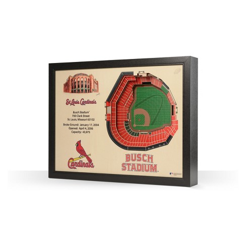 Mlb St. Louis Cardinals 3d Logo Series Wall Art - 12x12 : Target